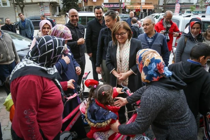 Başkan Şahin, Burak ve Belkıs Mahallelerini ziyaret etti