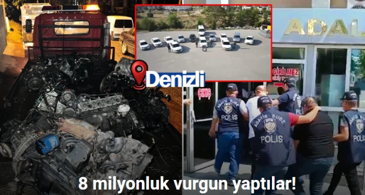 Depremde hasar gören araçlarla 8 milyonluk vurgun 