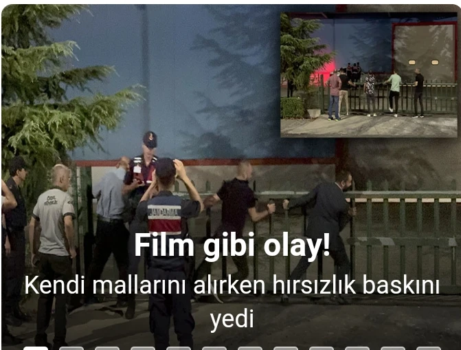 Film gibi olay, kendi mallarını alırken hırsızlık baskını yedi