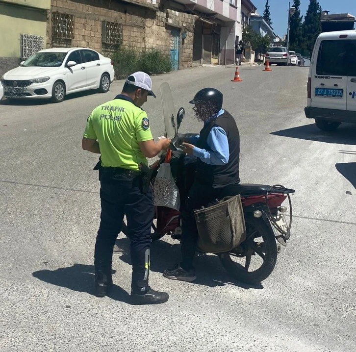 Gaziantep'te motosiklet uygulaması