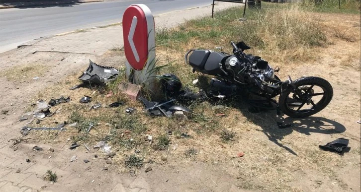 Kazada ağır yaralanan 17 yaşındaki motosiklet sürücüsünden acı haber