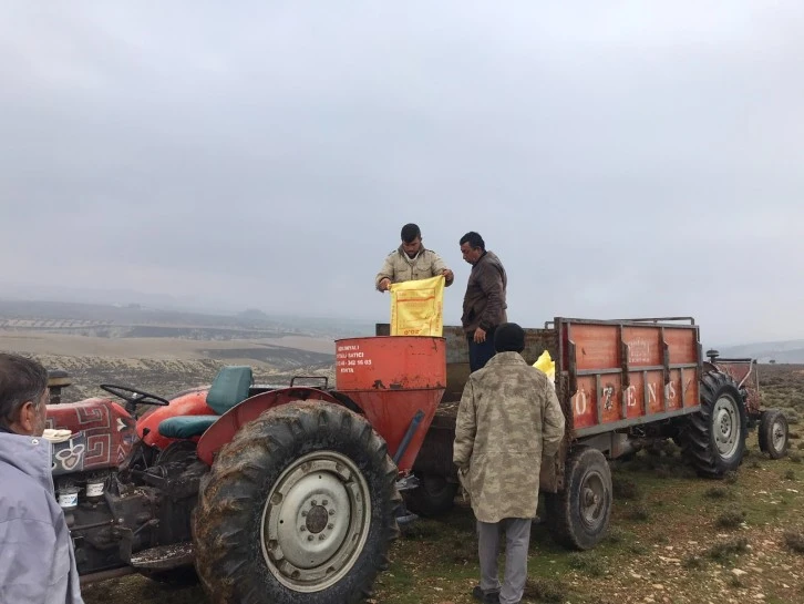 MERALARDA GÜBRELEME UYGULAMASI YAPILDI