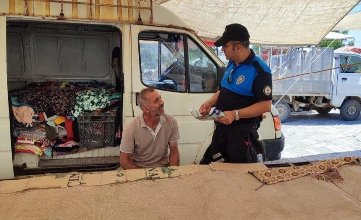 Pazar esnafı, sahte paraya karşı bilinçlendirildi