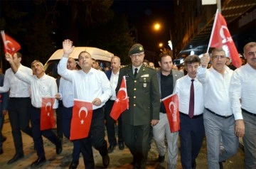 15 Temmuz Yürüyüşü görkemli bir şekilde gerçekleştirildi