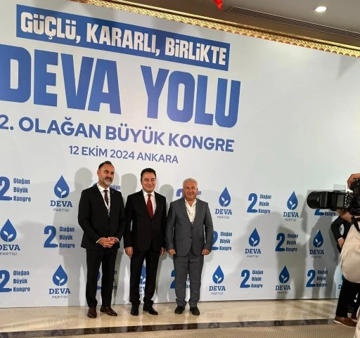 Başkan Sakar Deva Partisi 2.nci Olağan kongresine katıldı