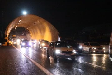 Bolu Dağı Tüneli'nin Ankara-İstanbul istikameti hizmete açıldı