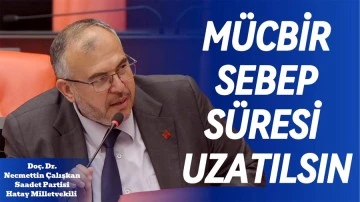 Çalışkan'dan deprem bölgesi için vergi ve SGK prim affı talebi