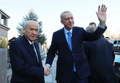 Cumhurbaşkanı Erdoğan, MHP Lideri Bahçeli ile bir araya geldi