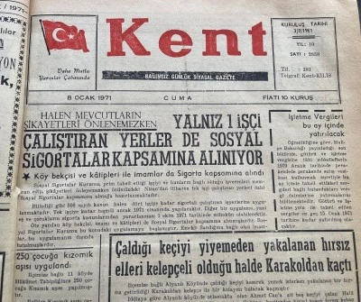 Dünden Bugüne Tarihi Kent Gazetesi