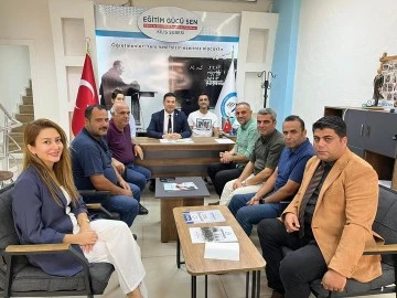 Eğitim Gücü Sendikası Basın Mensupları ile bir araya geldi