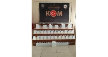 GAZİANTEP POLİSİNDEN KAÇAK ALKOL OPERASYONU