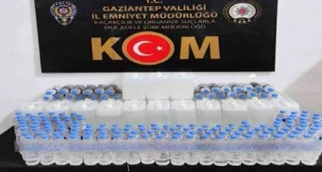 Gaziantep'te 84 litre sahte dökme alkol ele geçirildi