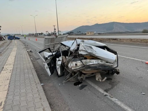 Hurdaya dönen Fiat Tofaş 16 yaşındaki çocuğa mezar oldu