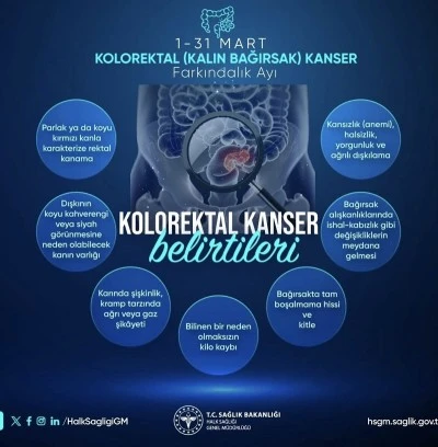 Kalın Bağırsak Kanseri Farkındalık Ayı