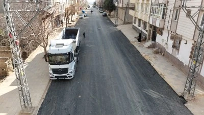 Kilis Belediyesi asfalt çalışmalarına devam ediyor