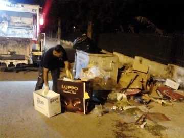 Kilis Belediyesi Temizlik personeli canhıraş bir şekilde çalıştı