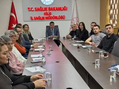 Kilis İl Sağlık Müdürlüğünde AOB çekirdek ekip toplantısı yapıldı