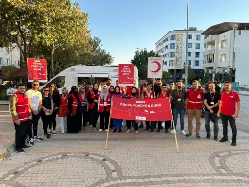 Kilis Kızılay’dan Dünya Yürüyüş Günü etkinliği