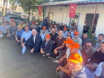 Kilis’te işçiler eylem yaptı