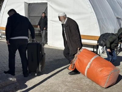 Kilis'te Suriyelilerin ülkelerine dönüşü sürüyor