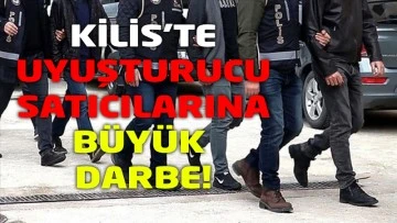 Kilis’te uyuşturucu satıcılarına operasyon