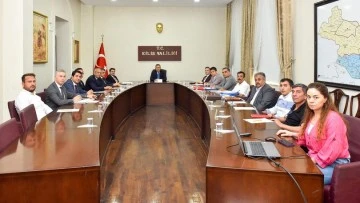Köydes İl Tahsisat Komisyonu toplantısı yapıldı