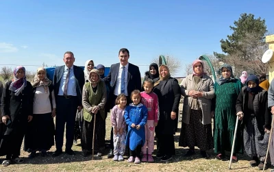 Köylü kadınlar ve Şehit anneleri unutmadı