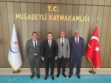 MHP Musabeyli teşkilatından Kaymakam Karanfil’e hayırlı olsun ziyareti