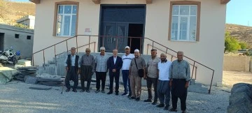 Müftü o köyde Cami inşaatını gezdi