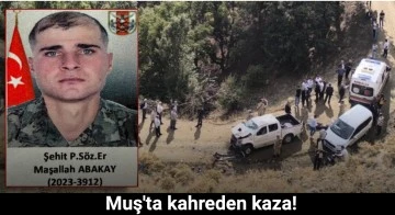 Muş’ta şehit askerin yakınları kaza yaptı: 1 ölü, 5 yaralı