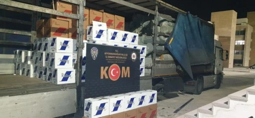 Polis sahte bandollü 2 milyon adet boş makaron ele geçirdi