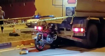 Sulama aracına çarpan motosikletli genç hayatını kaybetti