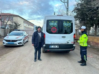 Sürücülere trafik kuralları hatırlatıldı