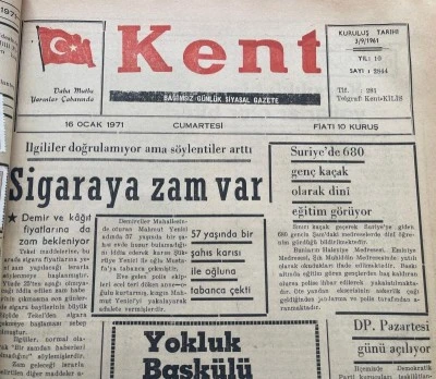 Tam 54 yıl önce bugün