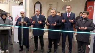 Tarihi cami yeniden ibadete açıldı