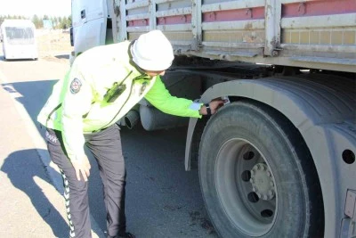 Ticari araçlarda kış lastiği denetimi