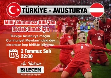Türkiye'nin maçı yine dev ekranlardan izlenecek